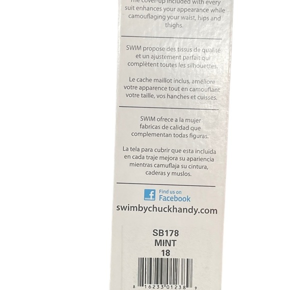 SUMM by chuck handy floral blue swim one piece size 18 - Picture 11 of 12